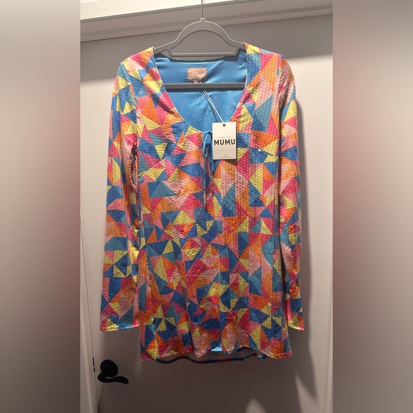 Show Me Your Mumu Geometric Pattern Dress - NEW WITH TAGS! - Picture 5 of 7